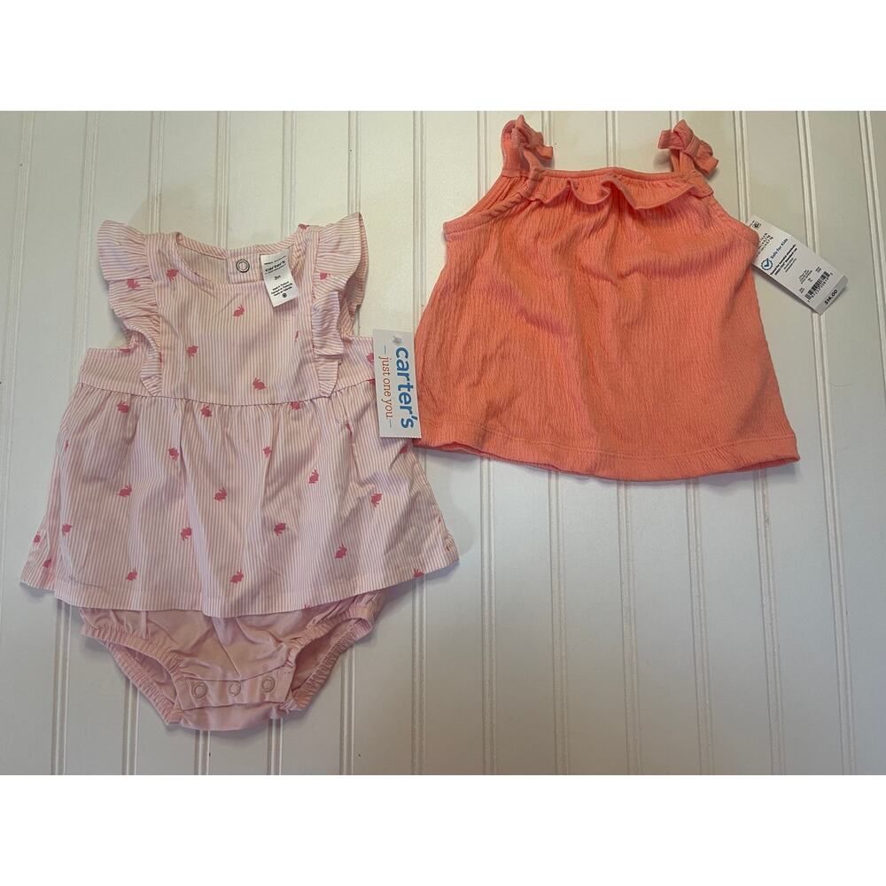 NWTβ NEW Carters Bundle Bodysuit Top Gift Baby Shower Baby Girl 3 Months